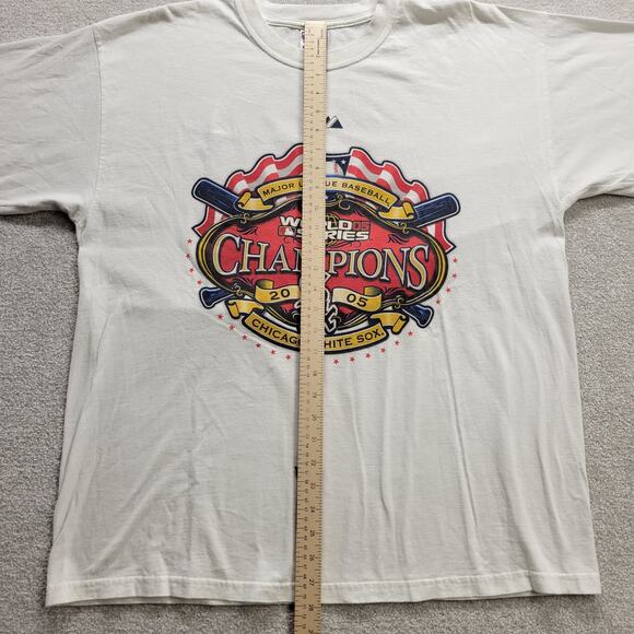 Vintage Gildan Chicago White Sox 05 World Series Championship Shirt Mens Size XL - Picture 4 of 7